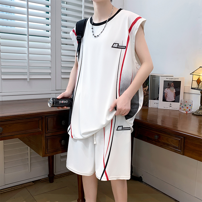 Men's Casual 2-Piece Sportswea - Summer Clothing Men Fashion recension och pris