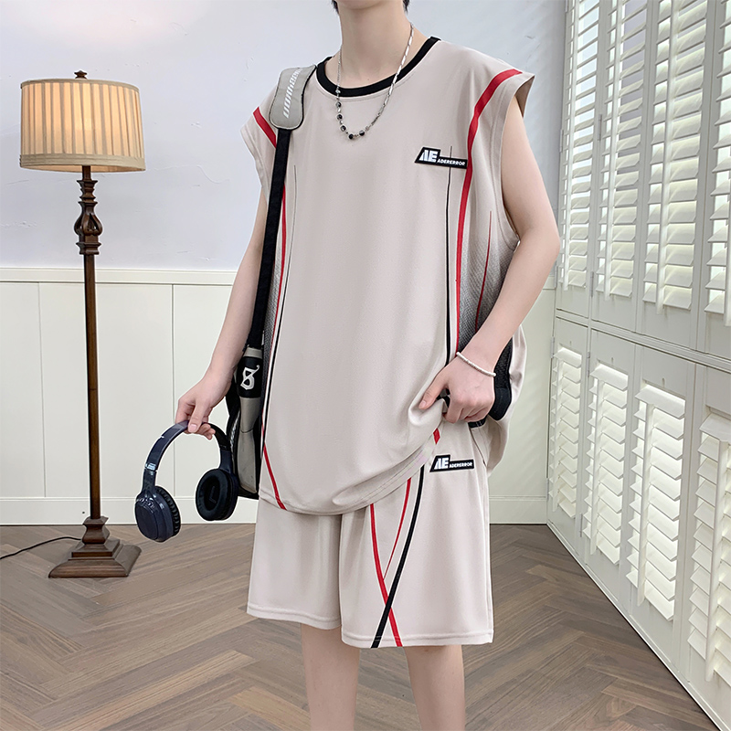 Men's Casual 2-Piece Sportswea - Summer Clothing Men Fashion recension och pris