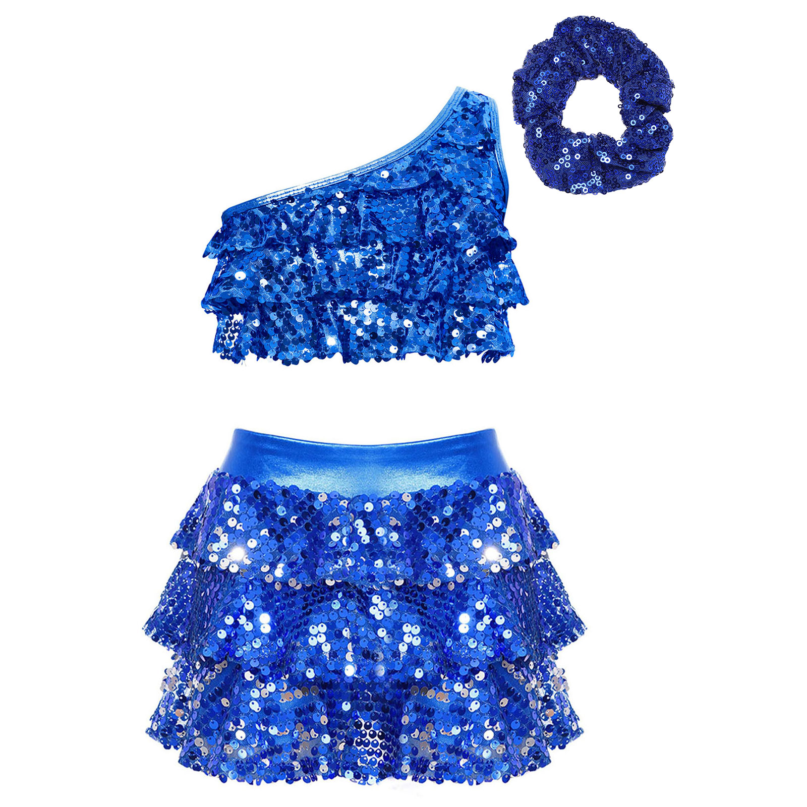 Kids Girls Shiny Sequins Latin - Summer Clothing Kids recension och pris