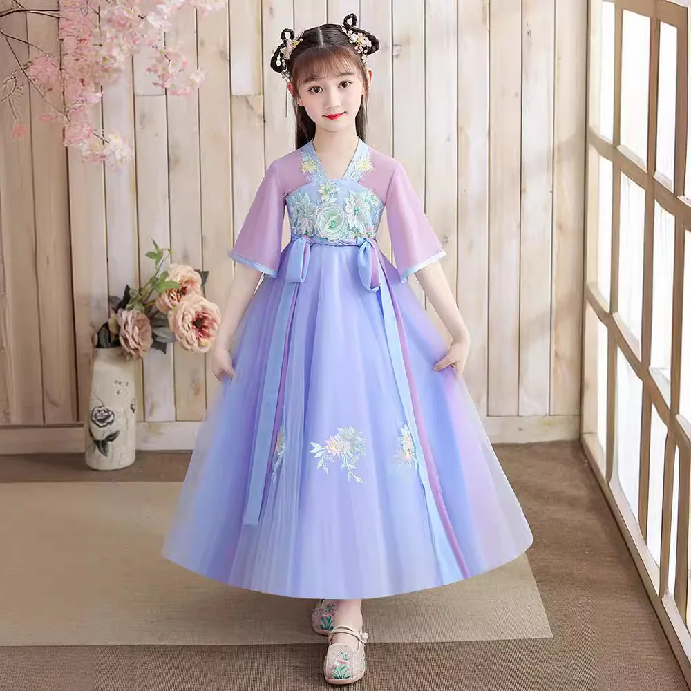 Summer Children Hanfu Dresses  - Summer Clothing Baby Girl recension och pris